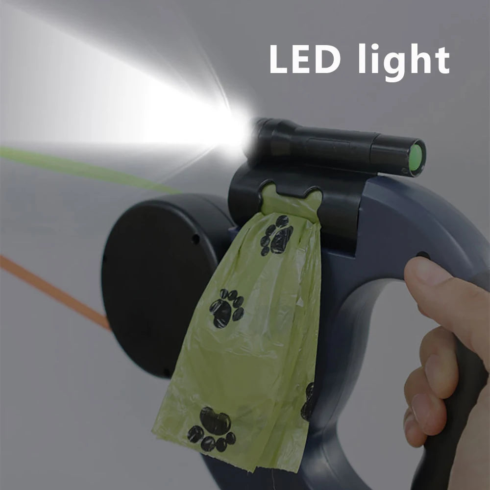 TwistGuard LED Double Dog Leash Delight