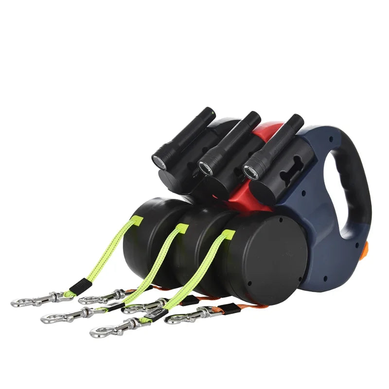 TwistGuard LED Double Dog Leash Delight