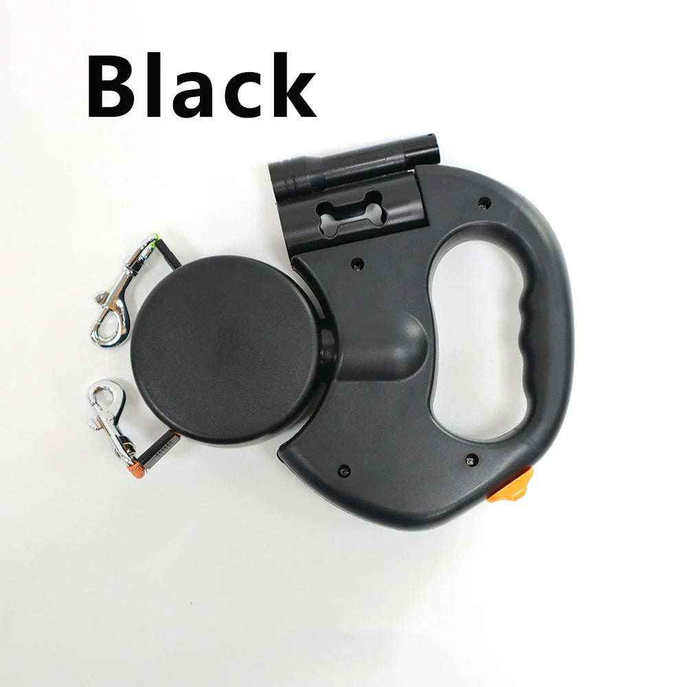 TwistGuard LED Double Dog Leash Delight