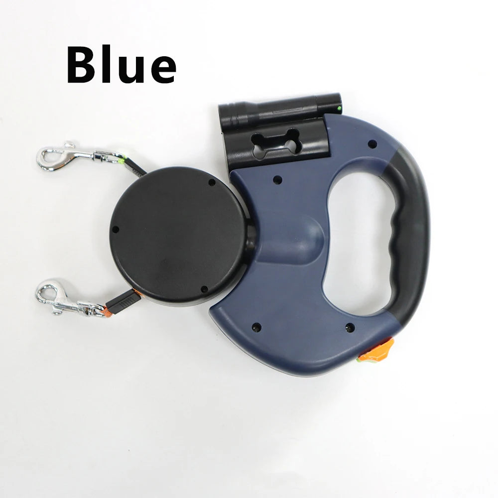 TwistGuard LED Double Dog Leash Delight