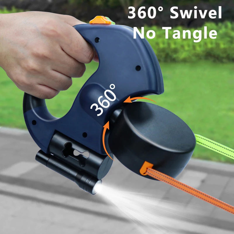 TwistGuard LED Double Dog Leash Delight