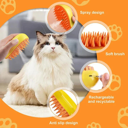 2 in 1 Pet Steam Groom Comb