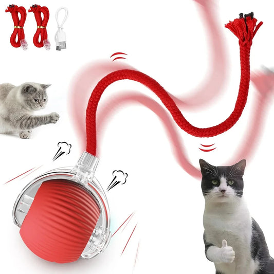Smart Rolling Pet Ball Toy rechargeable