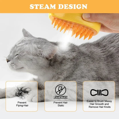 2 in 1 Pet Steam Groom Comb