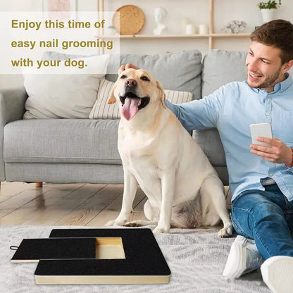 Paw-Friendly Nail Scratch Board with Built-in Treat Box