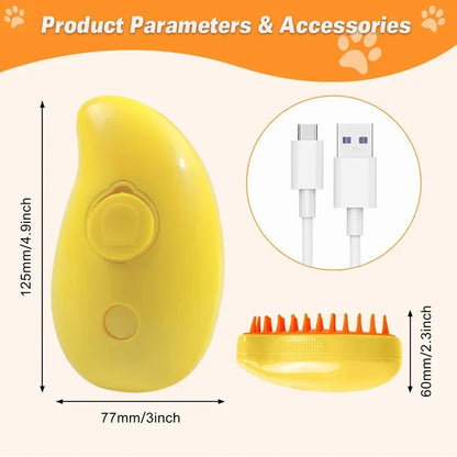 2 in 1 Pet Steam Groom Comb